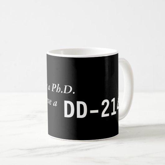 Streitkräfte DD 214 Kaffeetasse (VorderseiteRechts)