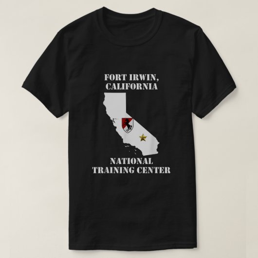 Streitkräfte der Militärbasis von Fort Irwin in Ka T-Shirt (Design vorne)