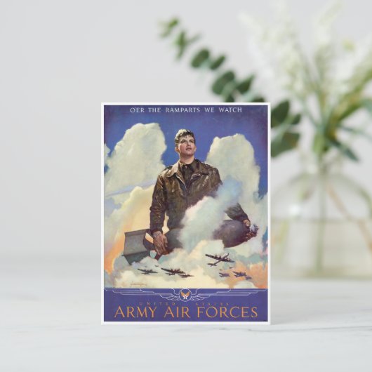 Streitkräfte Postkarte (Stehend Vorderseite)