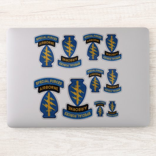 Streitkräfte SFGA Grüne Berets - Kontakt Aufkleber (Computer)