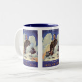 Streitkräfte Zweifarbige Tasse (Vorderseite Links)