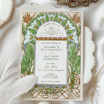 Strelitzia Colorful Wedding Art Nouveau Mucha Einladung<br><div class="desc">Einführung der Strelitzia Hochzeitseinladung, inspiriert durch das Kunstwerk von Alphonse Mucha. Dieses elegante Paradies-Design zeichnet sich durch atemberaubende Strelitzia-Blume aus, die die Schönheit der Liebe und Engagement symbolisieren. Die Einladung ist auf hochwertigem Kartenmaterial gedruckt und verfügt über einen ausgeklügelten Schriftart für die Veranstaltungsdetails. Auf der Rückseite der Einladung befindet sich...</div>