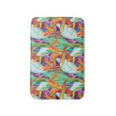 Strelitzia-Muster Badematte (Vorderseite Vertikal)