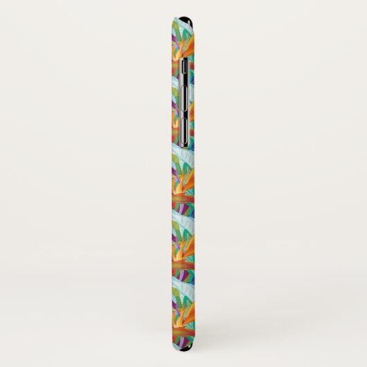 Strelitzia-Muster Case-Mate iPhone Hülle (Hinten/Links)