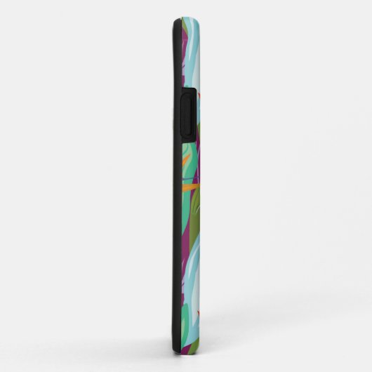 Strelitzia-Muster Case-Mate iPhone Hülle (Hinten/Rechts)