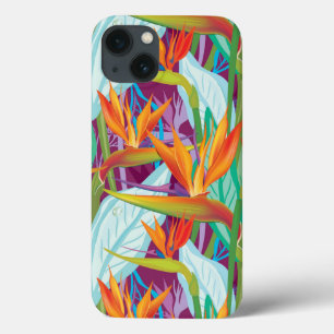 Strelitzia-Muster Case-Mate iPhone Hülle