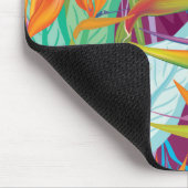 Strelitzia-Muster Mousepad (Ecke)
