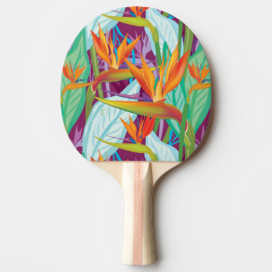Strelitzia-Muster Tischtennis Schläger