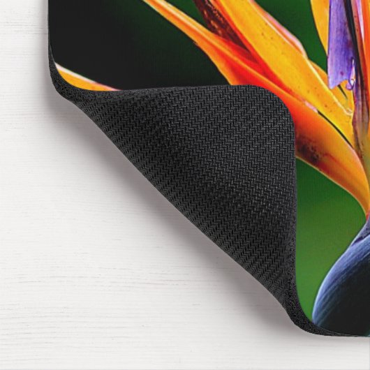 Strelitzia. Paradiesvogel Blume Mousepad (Ecke)