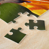 Strelitzia. Paradiesvogel Blume Puzzle (Seite)