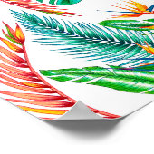 Strelitzia - Paradiesvogel Poster (Ecke)