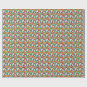 Strelitzia Pattern Geschenkpapier (Flach)