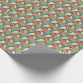 Strelitzia Pattern Geschenkpapier (Ecke)