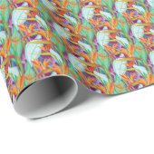 Strelitzia Pattern Geschenkpapier (Rolleneckpunkt)
