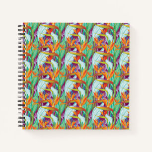 Strelitzia Pattern Notizblock