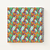 Strelitzia Pattern Notizblock (Rückseite)