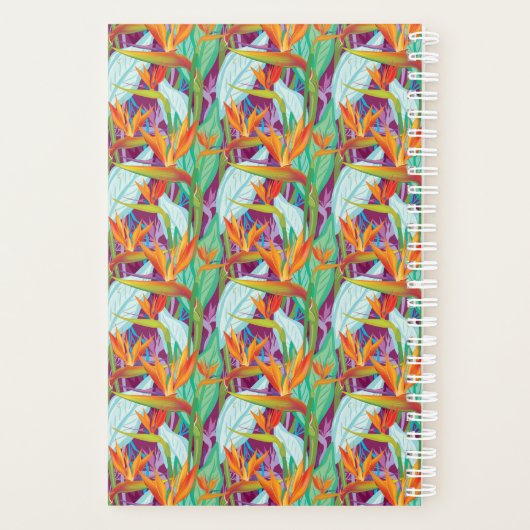 Strelitzia Pattern Planer (Rückseite)
