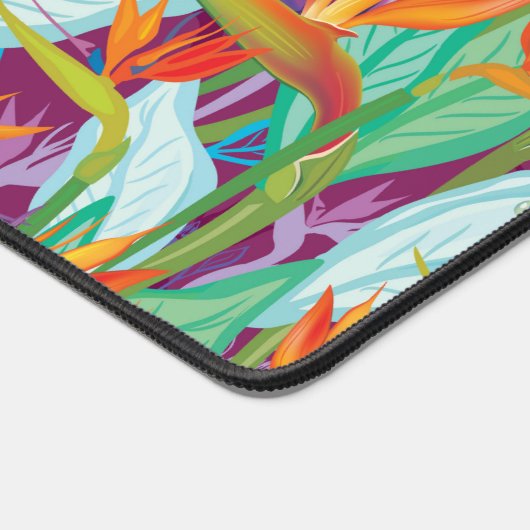 Strelitzia Pattern Schreibtischunterlage (Ecke)