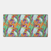Strelitzia Pattern Schreibtischunterlage (Vorderseite)