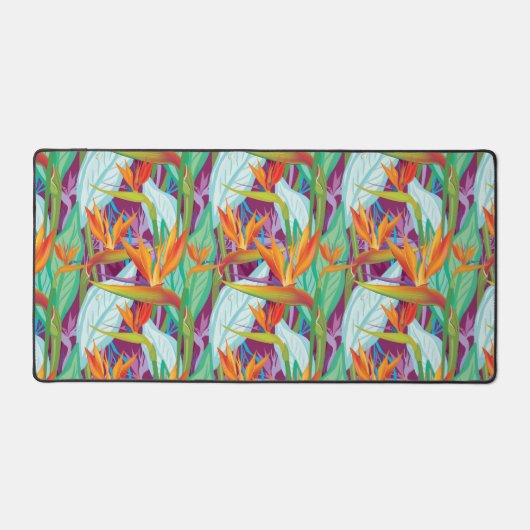 Strelitzia Pattern Schreibtischunterlage (Vorderseite)