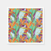 Strelitzia Pattern Serviette (Vorderseite)