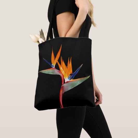 Strelitzia-Pflanzen-Paradiesvogel Blume Tasche (Von Nahem)