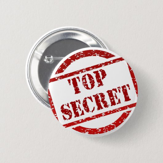 Streng geheim Abendessen Bild Button (Vorne & Hinten)