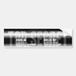 Streng geheim autoaufkleber