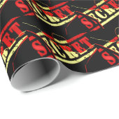 Streng geheim geschenkpapier (Rolleneckpunkt)