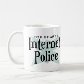 Streng geheim Intenet Polizei Kaffeetasse (Links)