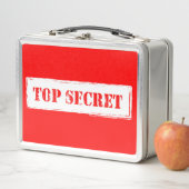 Streng geheim MetallBrotdose Metall Lunch Box (Beispiel)