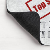 Streng geheim! mousepad (Ecke)