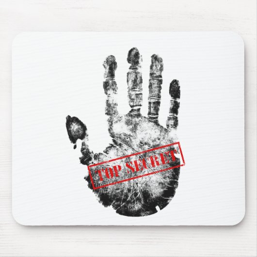 Streng geheime Maus Mousepad (Vorne)