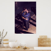 Streng (Hochwertige Printwerbung) Poster (Küche)