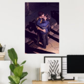 Streng (Hochwertige Printwerbung) Poster (Heimbüro)