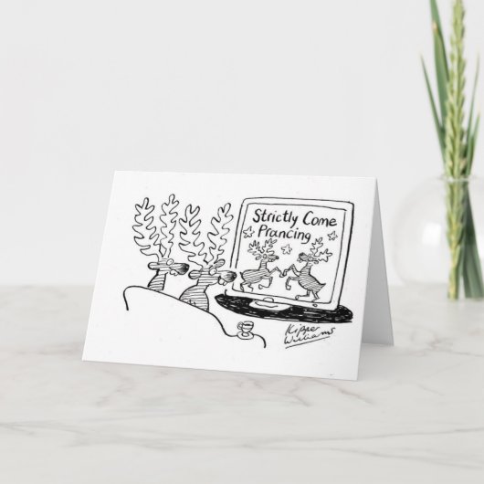 Streng kommen feiertagskarte (Vorderseite)