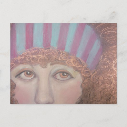 streng Vintag Postkarte (Vorderseite)