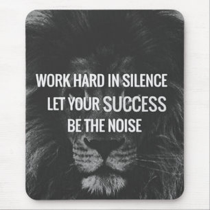 Strenge Arbeit - Motivierend Mousepad