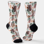 Strenge Blätter und Bio Formen Socken (Gewinkelt)