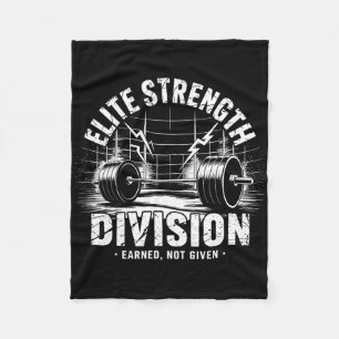 Strenge Division Deadlift Club Gym Gewichtheben Fleecedecke