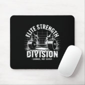 Strenge Division Deadlift Club Gym Gewichtheben Mousepad (Mit Mouse)