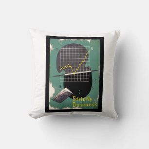 Strenge Geschäfte Kissen