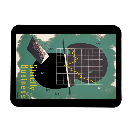Strenge Geschäfte Magnet (Horizontal)