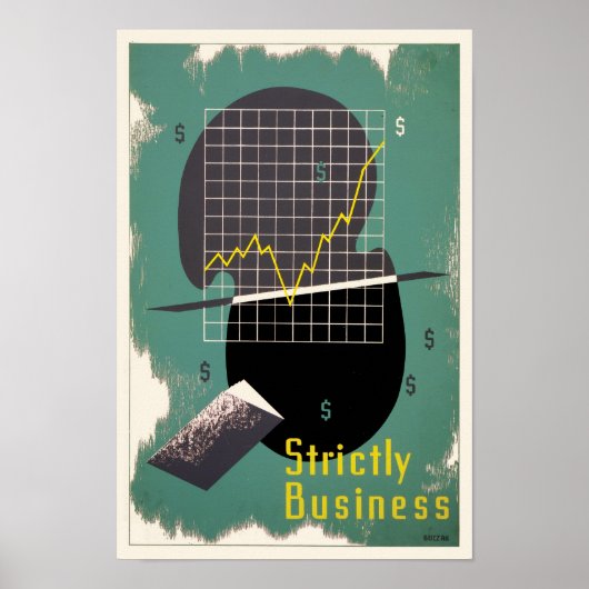 Strenge Geschäfte Poster (Vorne)
