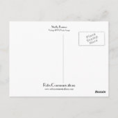 Strenge Geschäfte Postkarte (Rückseite)