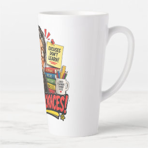 Strenge Lehrerin trifft gute Entscheidungen Milchtasse