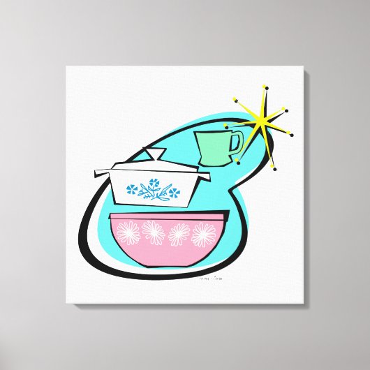 Strenge Leinwand für das Design von Atomkerware (Vorderseite)