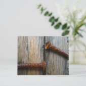 Strenge Nägel aus Holz2 Postkarte (Stehend Vorderseite)