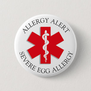 Strenger EI Allergie-Alarm-Knopf Button