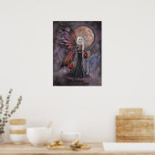 Strenger Herbstfeeplakat Poster (Küche)
